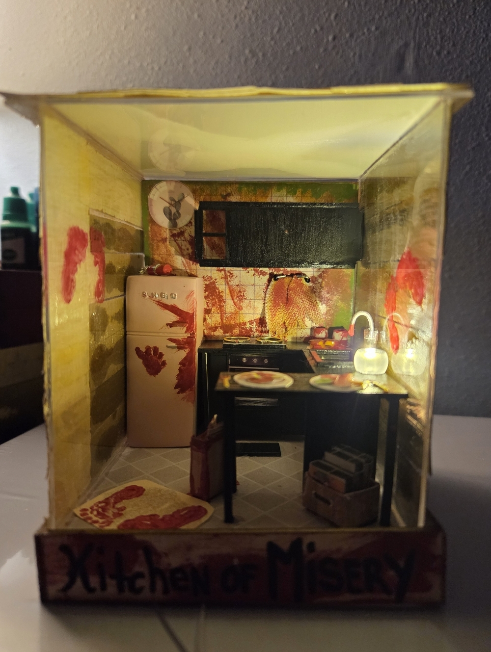 Creepy Cool Mini Diy Kitchen Room Art - Picture 7 of 9